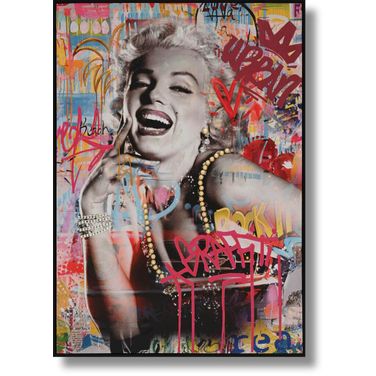 Expressive Marilyn Urban Muse Canvas Wall Art In Multi