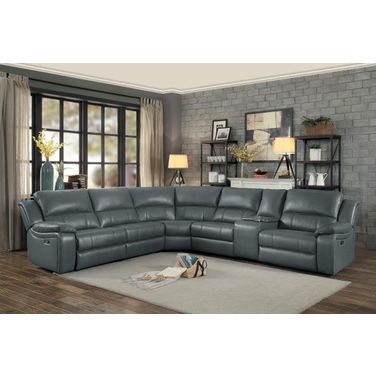 Falun Gray Large Power Reclining Sectional