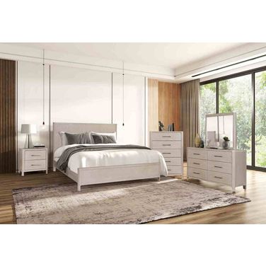 Fareham Panel Bedroom Set In Oak