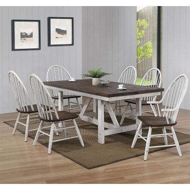 Farmhouse Trestle Dining Room Set