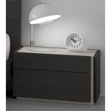 Faro Lacquer RAF Nightstand In Wenge