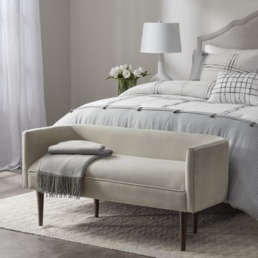 Farrah Accent Bench In Cream