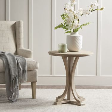 Fatima Accent Table In Reclaimed Wheat