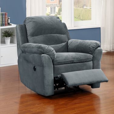 Felix Recliner Power Chair In Dark Grey