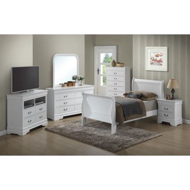 Glory Furniture G3190 Bedroom Set in White