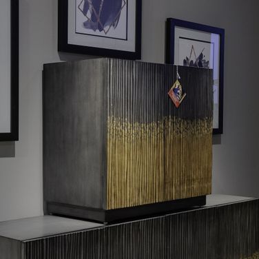 Fiore 4 Door Accent Cabinet In Espresso