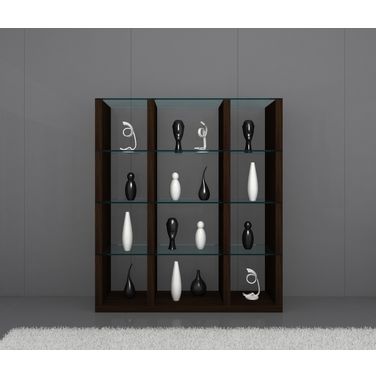 JandM Float Dining Display Wall in Dark Oak