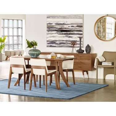Florence Brown Rectangular Small Dining Room Set