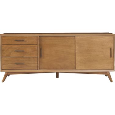 Flynn Large TV Console In Chestnut