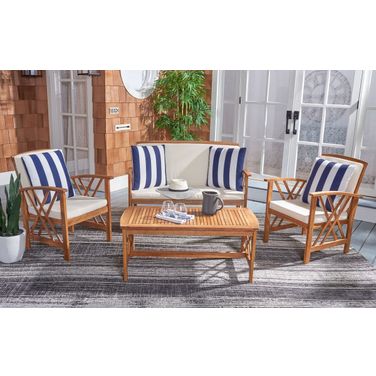 Fontana 4 Piece Outdoor Set In Beige