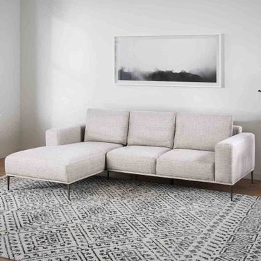 Forde Left Chaise Sectional In Gray
