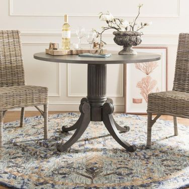 Forest Gray Wash Drop Leaf Dining Room Set