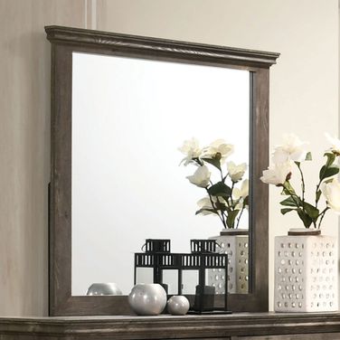 Fortworth Mirror In Gray