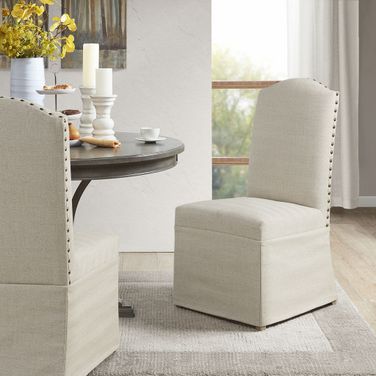 Foster Dining Chair Set Of 2 In Beige
