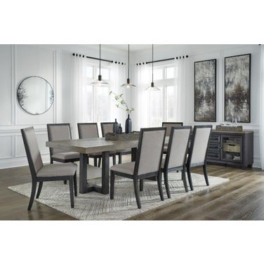 Hill creek black rectangle dining hotsell table