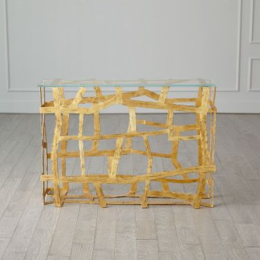 Fragments Console In Gold Leaf
