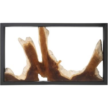 Framed Root Wall Art In Black