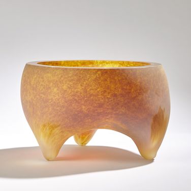Freeform Tripod Large Bowl In Frosted Irys Gelp