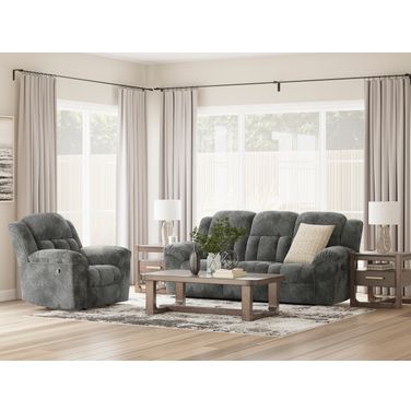 Frohn Reclining Living Room Set In Graphite