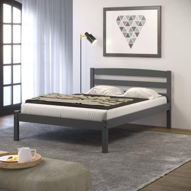 Full Econo Bed In Dark Grey