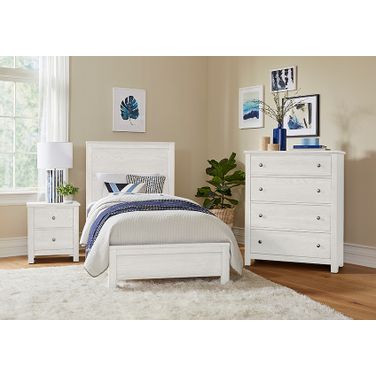 Fundamentals Yoouth Bedroom Set In White