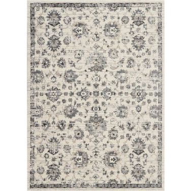 Fusion 10' x 13' Area Rug In Black and Beige