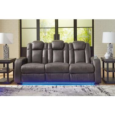 Fyne-Dyme Power Reclining Sofa In Shadow