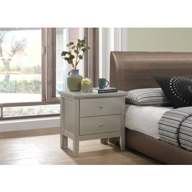 Glory Furniture Primo Nightstand, Champagne