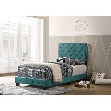 Glory Furniture Suffolk Twin Bed, Green