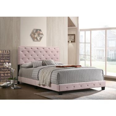 Glory Furniture Suffolk Queen Bed, Pink