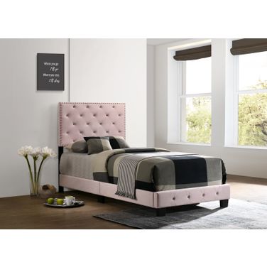 Glory Furniture Suffolk Twin Bed, Pink