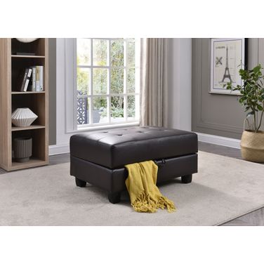 G305 Storage Ottoman (Cappuccino)