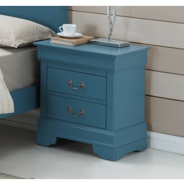 Glory Furniture G3180 Night Stand in Teal