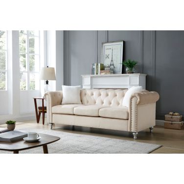 Glory Furniture Raisa Sofa, Beige