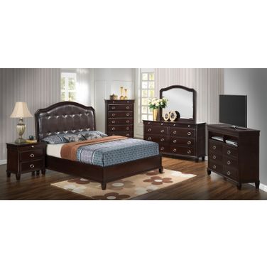 Glory Furniture G9000 Bedroom Set in Cappuccino