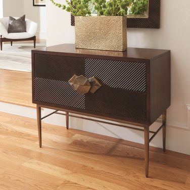 Galapagos Two Drawer Chest In Brown