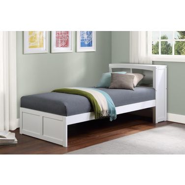 Galen White Youth Bookcase Bedroom Set