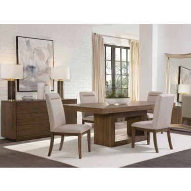 Garland 5 Piece Dining Room Set In Brown