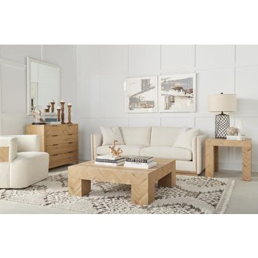 Garrison Occasional Table Set In Brown