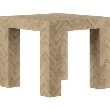 Garrison Square End Table In Brown