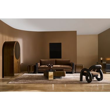 Gelee Occasional Table Set In Brown