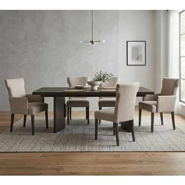 Geneve Dining Room Set In Brown