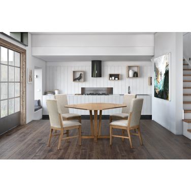 Geo Heights Dining Set In Butterscotch