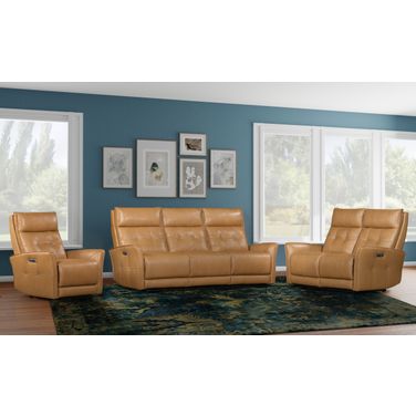Gershwin Zero Gravity Living Room Set In Brown