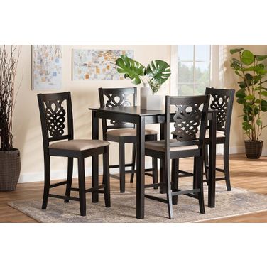 Broyhill mirren pointe round 5 piece counter pub store table set