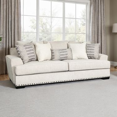 Gervais Oversized Sofa In Taupe