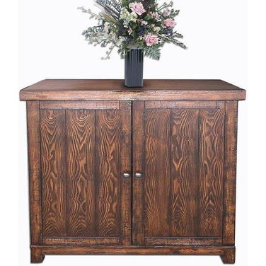 Gettysburg Dark Distressed Spirit Cabinet