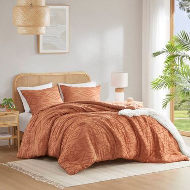 Gigi Comforter Mini Set In Terracotta