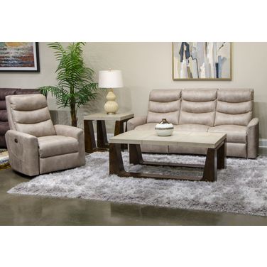 Gill Reclining Living Room Set In Putty