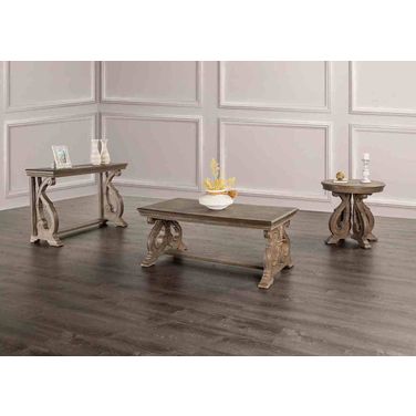 Giordani Occasional Table Set In Weathered Oak